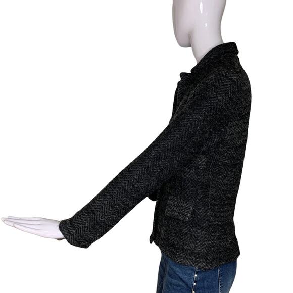 ANNE CLAIRE Sweater Top Merino Wool Made in Italia Three Front Buttons Size M - Picture 7 of 11
